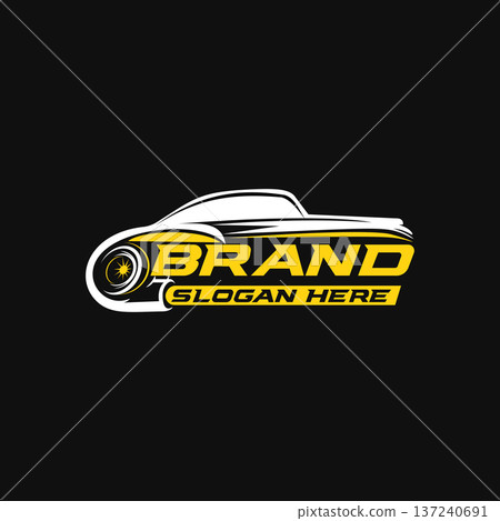 classic car turbo logo design vector 137240691