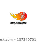 fire rims logo design vector 137240701