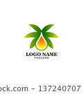 palm oil logo design vector 137240707