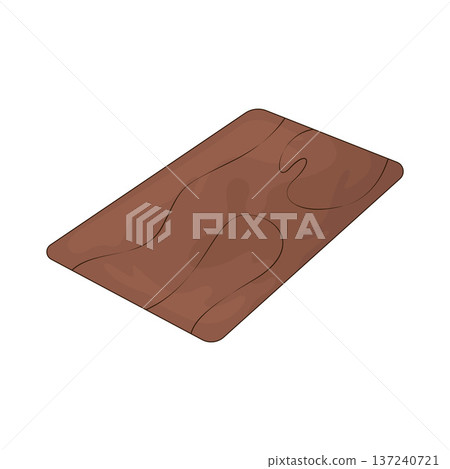 Illustration of Bath mat Illustration of Bath mat 137240721