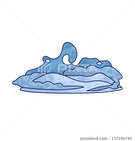Illustration of Snow Dust Illustration of Snow Dust 137240740