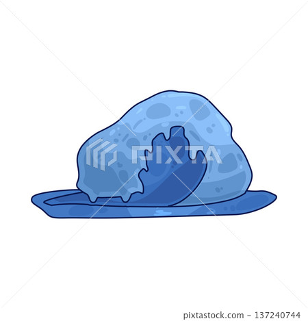 Illustration of Ice Wave Illustration of Ice Wave 137240744