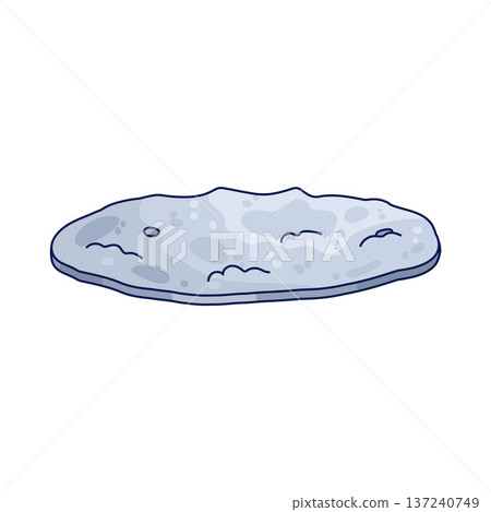 Illustration of Snow Field 137240749