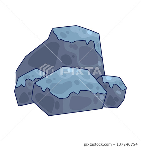 Illustration of Frost Rock 137240754