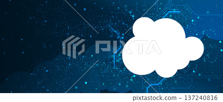 Abstract cloud concept technology background and data network security Abstract cloud concept technology background and data network security 137240816