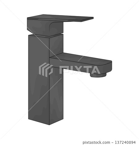 Illustration of Water faucet Illustration of Water faucet 137240894