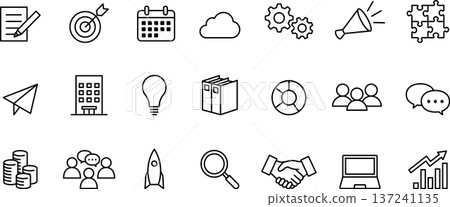 Entrepreneurship/startup business image icon illustration Entrepreneurship/startup business image icon illustration 137241135
