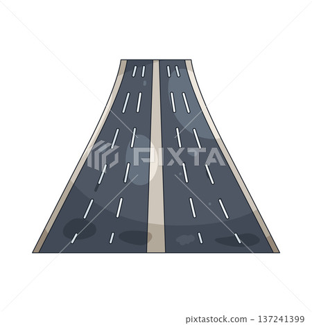 Illustration of road Illustration of road 137241399
