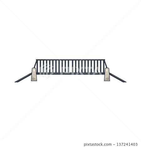 Illustration of bridge Illustration of bridge 137241403