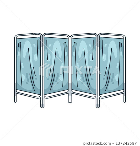 Illustration of room divider Illustration of room divider 137242587