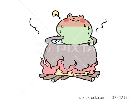 一隻青蛙在沸水鍋裡煮，卻渾然不知危險（商業警告） 137242931