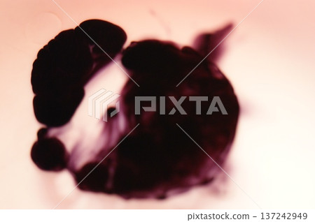purple ink in water abstraction background purple ink in water abstraction background 137242949