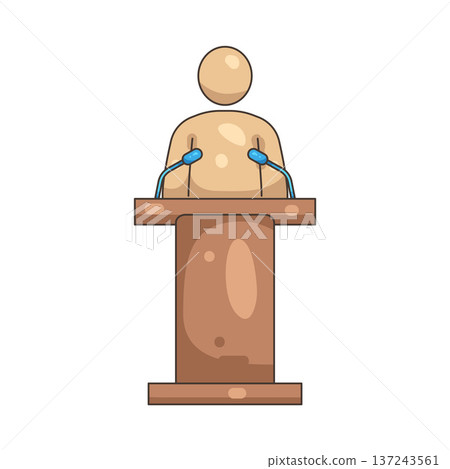 Illustration of speech  137243561