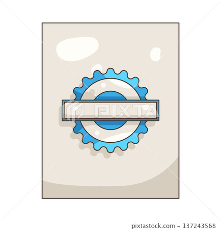 Illustration of stamp Illustration of stamp 137243568