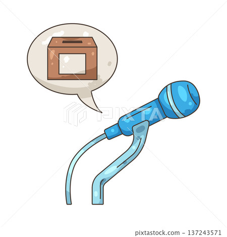 Illustration of microphone  137243571
