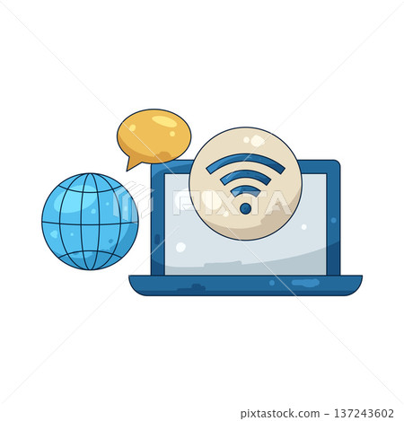 Illustration of Internet connectivity Illustration of Internet connectivity 137243602