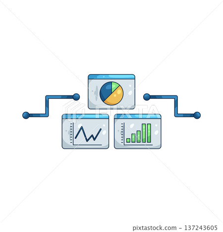 Illustration of infographic Illustration of infographic 137243605