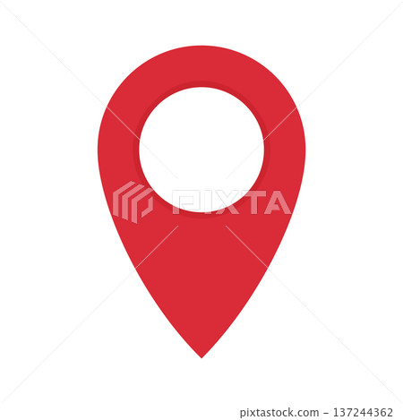 map pin vector 137244362