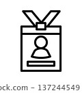id card icon id card icon 137244549