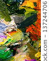 Abstract painting background. Painterly texture abstract background. 137244706