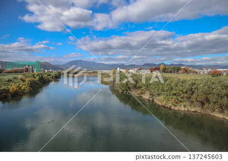 Nov 29 2025 Scenic Kyoto Prefecture View from HARUKA Express Train Nov 29 2025 Scenic Kyoto Prefecture View from HARUKA Express Train 137245603