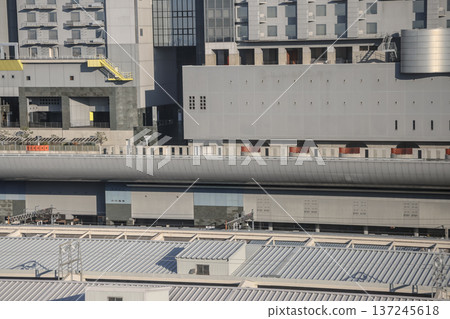 Nov 29 2025 Modern Kyoto Station Building with Glass Facade Nov 29 2025 Modern Kyoto Station Building with Glass Facade 137245618