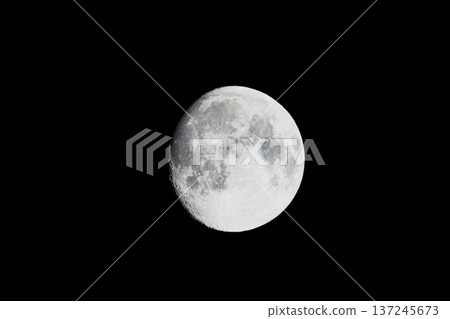 moon floating in the night sky moon floating in the night sky 137245673