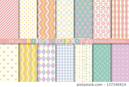 復活節主題色卡圖案套裝，共14款 137246914