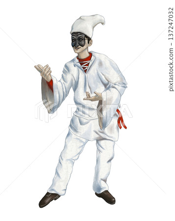 Pulcinella carnival costume Pulcinella carnival costume 137247032