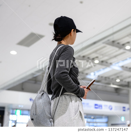 機場候機旅客 ■攝影合作：關西國際機場（KIX） 137247147