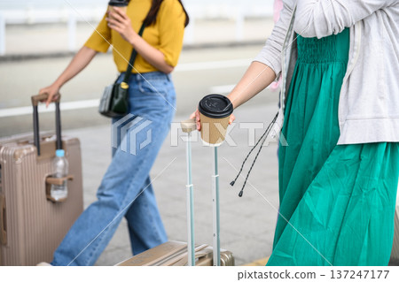 在機場行走的旅客 ■攝影合作：關西國際機場（KIX） 137247177