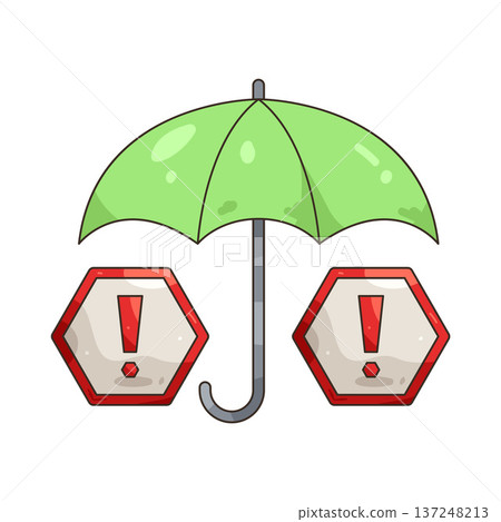 Illustration of Risk protection 137248213
