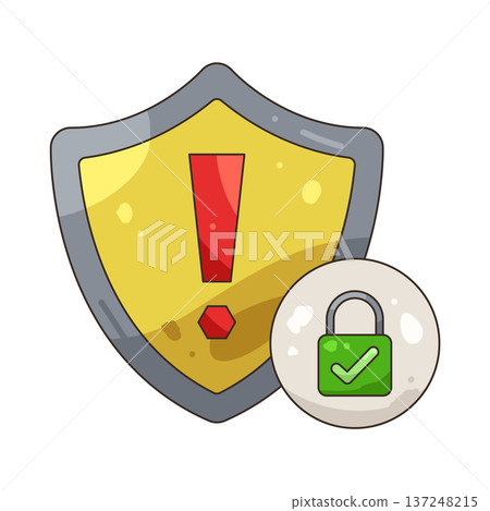 Illustration of Security alert 137248215