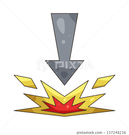 Illustration of Impact  137248216