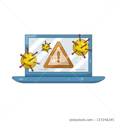 Illustration of Blocked virus 137248245