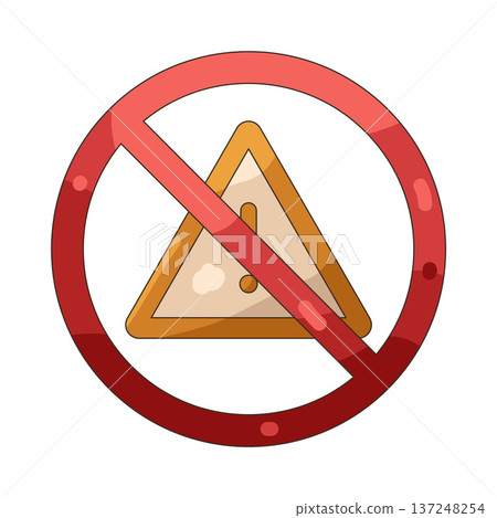 Illustration of Blocked symbol 137248254
