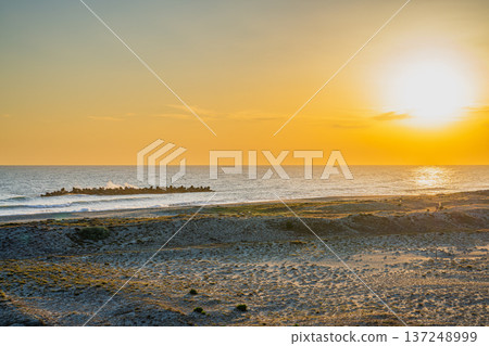 Scenery of Nakatajima Sand Dunes in Hamamatsu City (Shizuoka Prefecture) Scenery of Nakatajima Sand Dunes in Hamamatsu City (Shizuoka Prefecture) 137248999