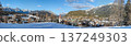 Winter panorama of Seefeld village with the church at sunset in in the Tyrolean Alps, Austria 137249303