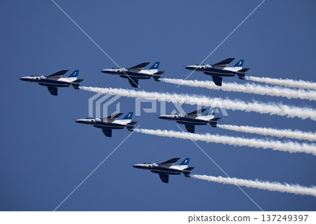 Blue Impulse in Delta formation 137249397