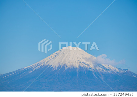 View of Mount Fuji from Yaizu Fishing Port in Yaizu City (Shizuoka Prefecture) View of Mount Fuji from Yaizu Fishing Port in Yaizu City (Shizuoka Prefecture) 137249455