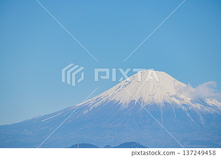 View of Mount Fuji from Yaizu Fishing Port in Yaizu City (Shizuoka Prefecture) View of Mount Fuji from Yaizu Fishing Port in Yaizu City (Shizuoka Prefecture) 137249458