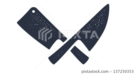 Professional butcher knife, meat cleaver Professional butcher knife, meat cleaver 137250353