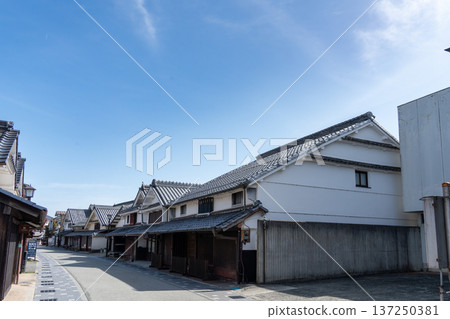 Udatsu rising townscape Udatsu rising townscape 137250381