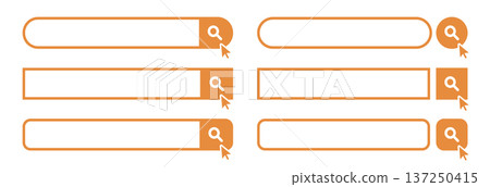 Search bar illustration set Search bar illustration set Search bar illustration set Search bar illustration set 137250415