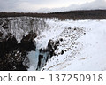二月冬季北海道，冬季景色，世界自然遺產知床，從知床自然中心徒步前往芙蕾佩瀑布 137250918