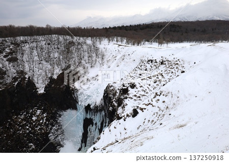 二月冬季北海道,冬季景色,世界自然遺產知床,從知床自然中心徒步前往芙蕾佩瀑布 二月冬季北海道,冬季景色,世界自然遺產知床,從知床自然中心徒步前往芙蕾佩瀑布 137250918