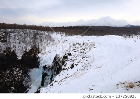 二月冬季北海道,冬季景色,世界自然遺產知床,從知床自然中心徒步前往芙蕾佩瀑布 二月冬季北海道,冬季景色,世界自然遺產知床,從知床自然中心徒步前往芙蕾佩瀑布 137250923