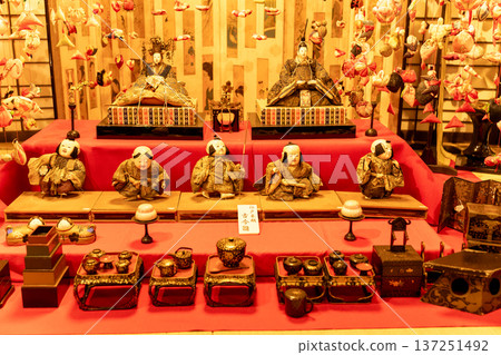 (Shizuoka Prefecture) Hinamatsuri Park Hina Dolls and Hanging Hina Dolls (Shizuoka Prefecture) Hinamatsuri Park Hina Dolls and Hanging Hina Dolls 137251492