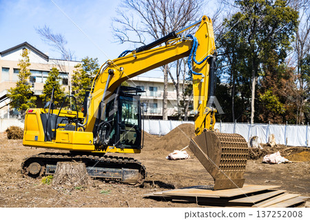 建築工地重型挖掘機 137252008