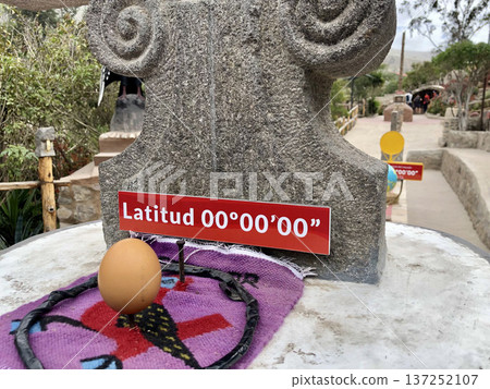 Ecuador: Directly under the equator Ecuador: Directly under the equator 137252107